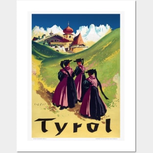 Tyrol Austria Vintage Poster 1947 Posters and Art